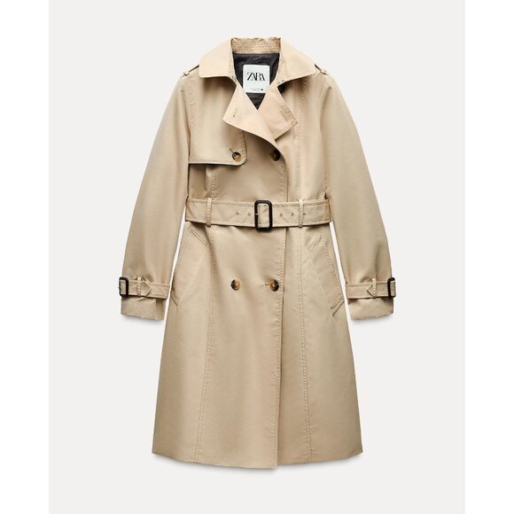 Zara Water Repellent Trench Coat ZW Collection - Picture 3 of 8